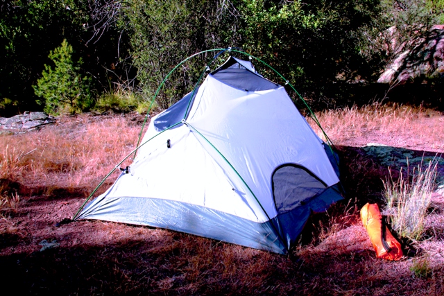 Kelty Foxhole 3 tent without rain fly.