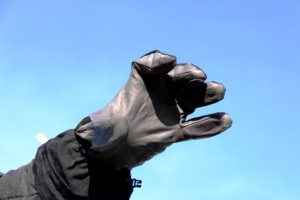 Mt. Hardwear Hydra, goatskin palm. Click to enlarge. Goatskin leather palms allow good grip and finger dexterity.