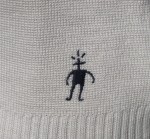 SmartWool logo and Marion knit rib waistband.