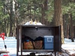 Food lockers keep bears out. It's not a bear problem, it's a human one.