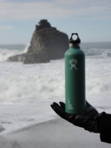 Hydroflask uses food-grade stainless steel 