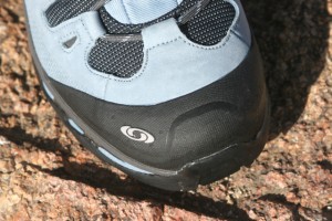 The Quest 4D GTX features rubber toe and heel protection. 