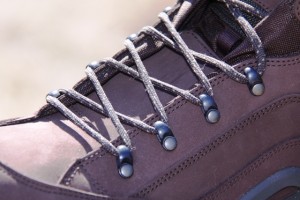 Derby Style lacing system lashes the Renegades nicely to your feet. 